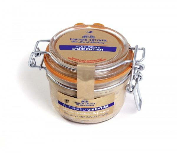 Ganze Gänseleber nature, 120gr Foie Gras Halbkonserven